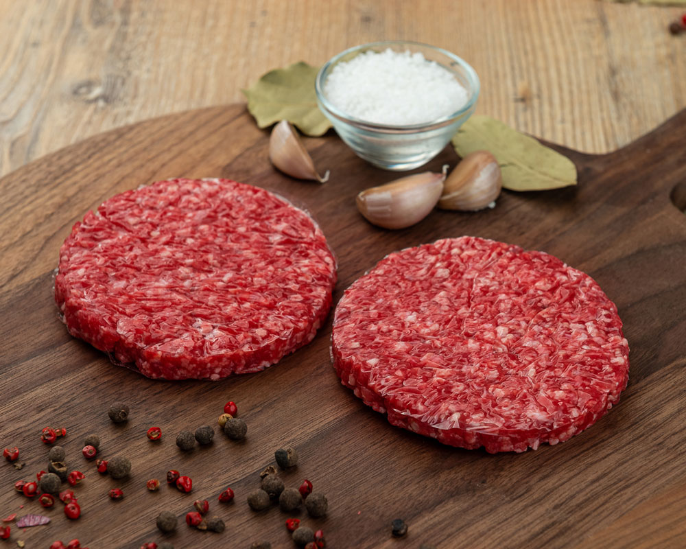 Hamburguer de Porco e Novilho
