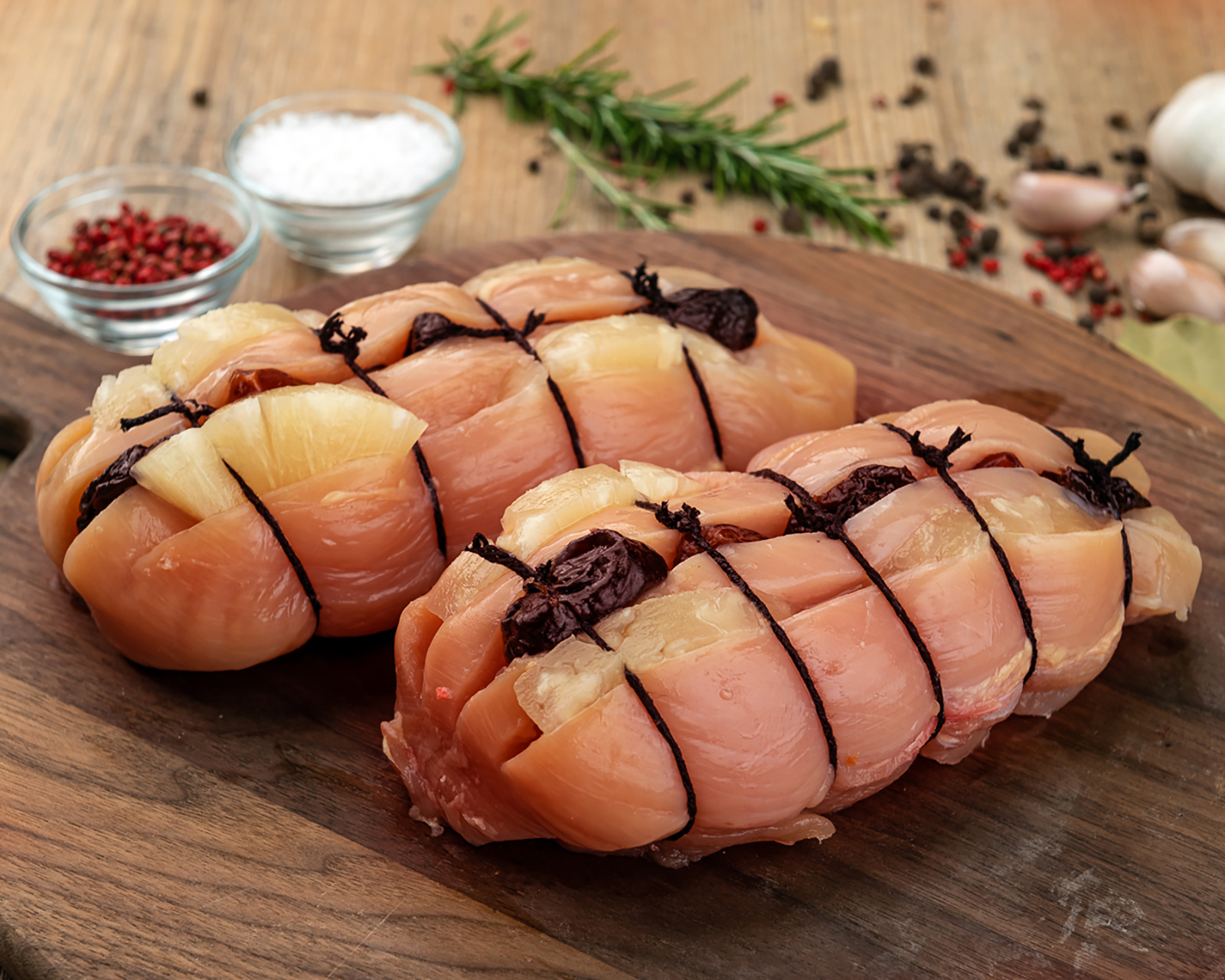 Peito de Frango recheado C/Ameixa e Ananás